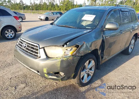 2008 Toyota Highlander Sport from USA, damaged, VIN JTEDS43A382003154